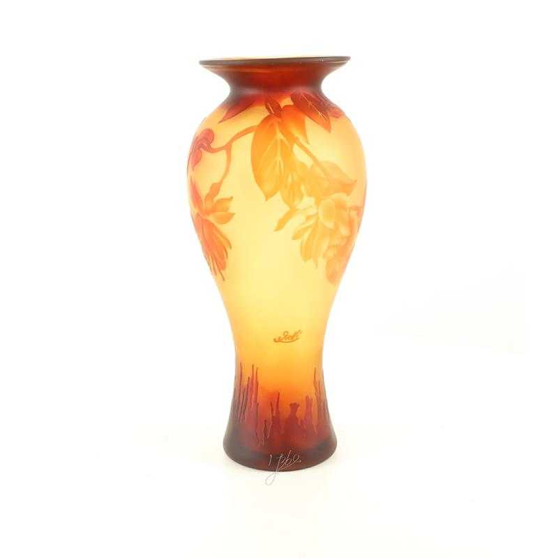 [LA-82766] Vase Kameeglas Baluster 'Kolibri'