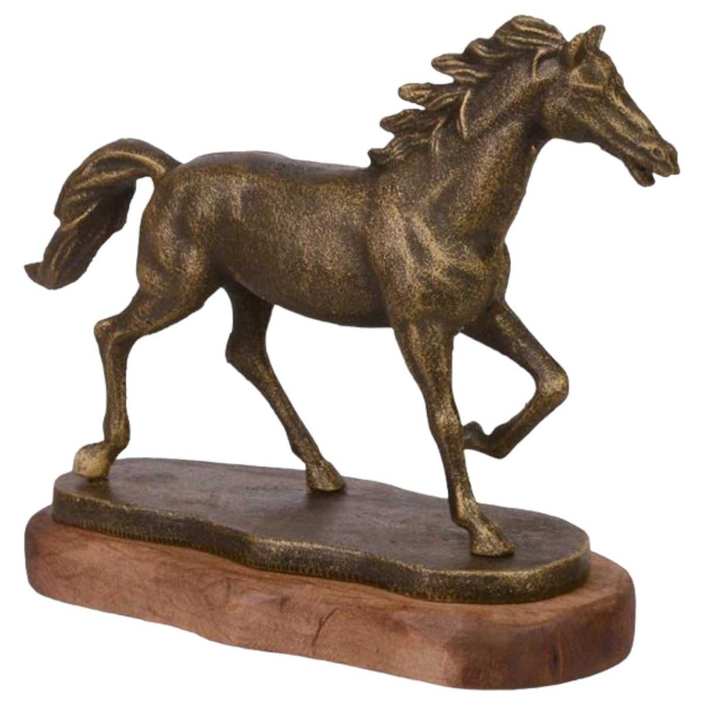 [LA-82942] Skulptur Figur Gusseisen Pferd