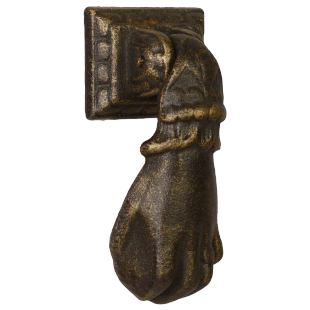 [LA-82957] Wandglocke Türglocke Türklopfer Figürchen Gusseisen