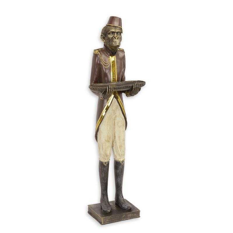 [LA-83202] Figur Harz Affe Butler