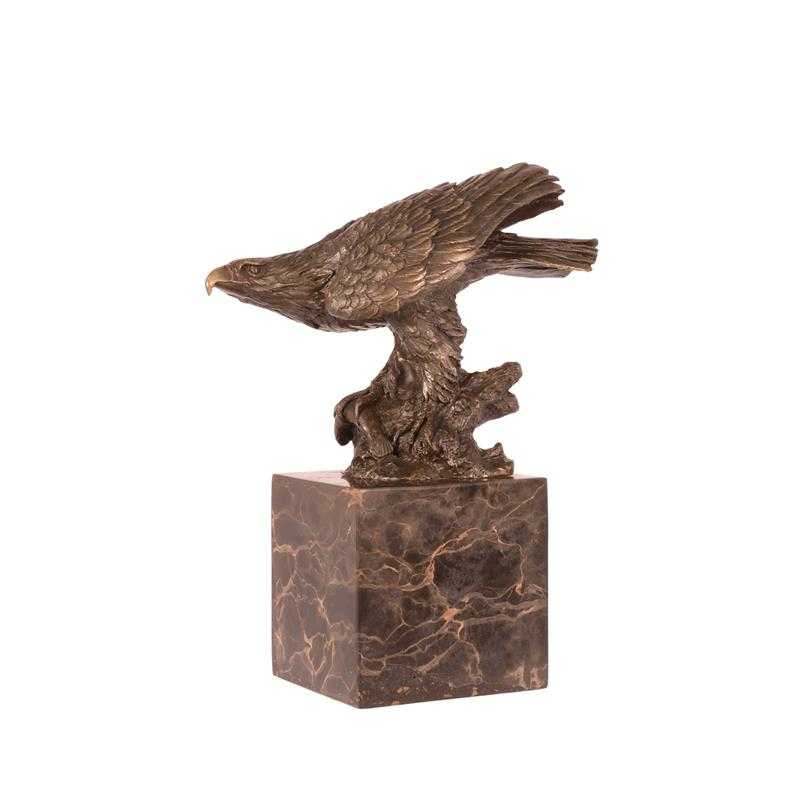 [LA-83531] Bronzeskulptur Bronzefigur Adler #83531