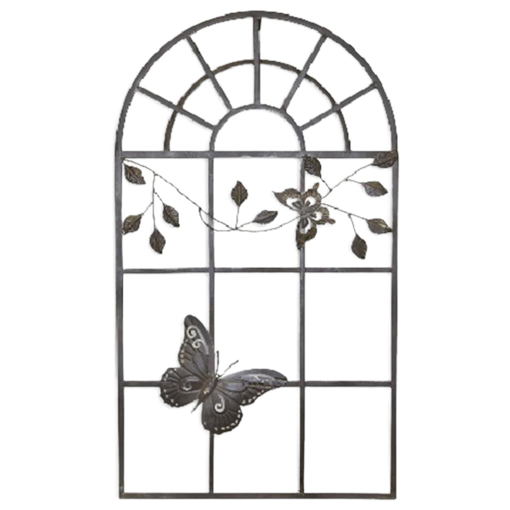 [LA-83669] Wanddeko Fenster Metall