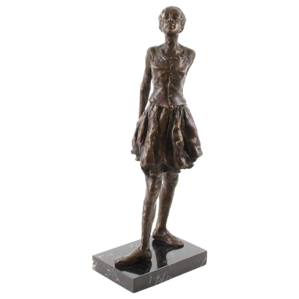 [LA-83895] Bronzeskulptur Bronzefigur Kleine Tänzerin mit vierzehn Jahren