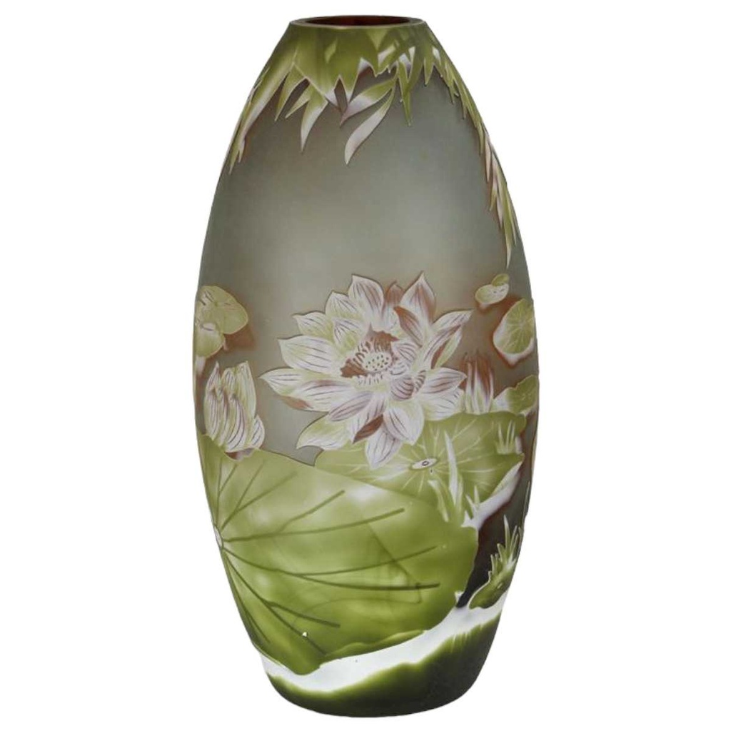 [LA-83998] Vase Kameeglas 'Seerosenteich'