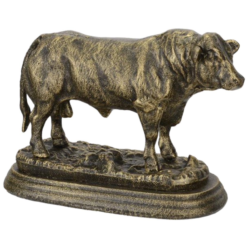 [LA-84530] Figur Gusseisen Stier
