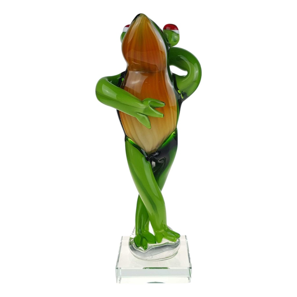 [LA-85128] Figur Glas Murano-Stil Frosch