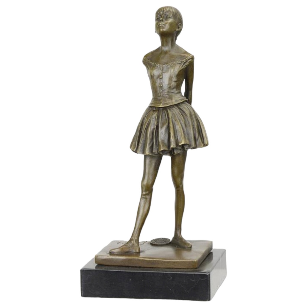 [LA-86612] Bronzeskulptur Bronzefigur Kleine Tänzerin (14 Jahre)