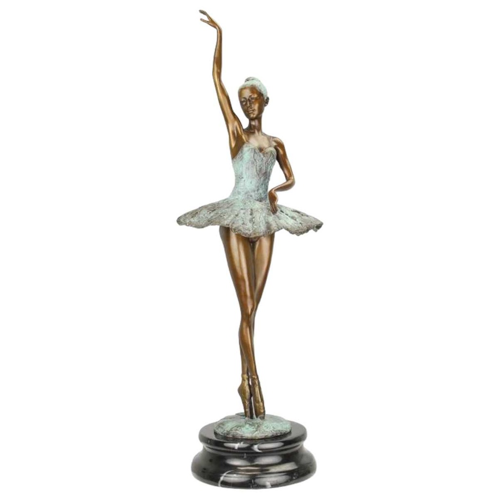 [LA-88447] Bronzeskulptur Bronzefigur Ballerina