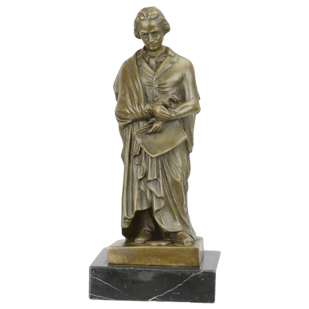 [LA-97218] Bronzeskulptur Bronzefigur Beethoven