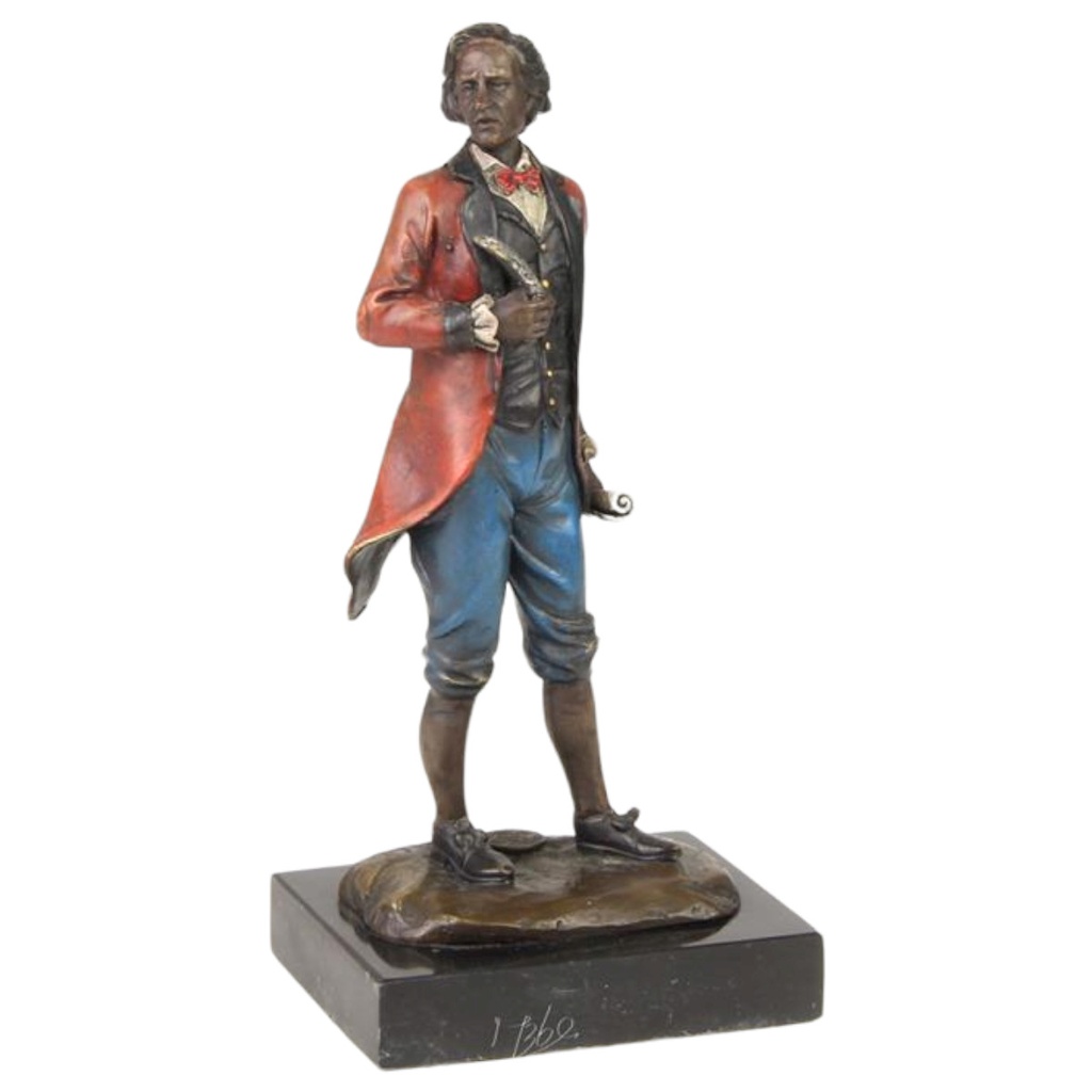 [LA-98455] Bronzeskulptur Bronzefigur Chopin