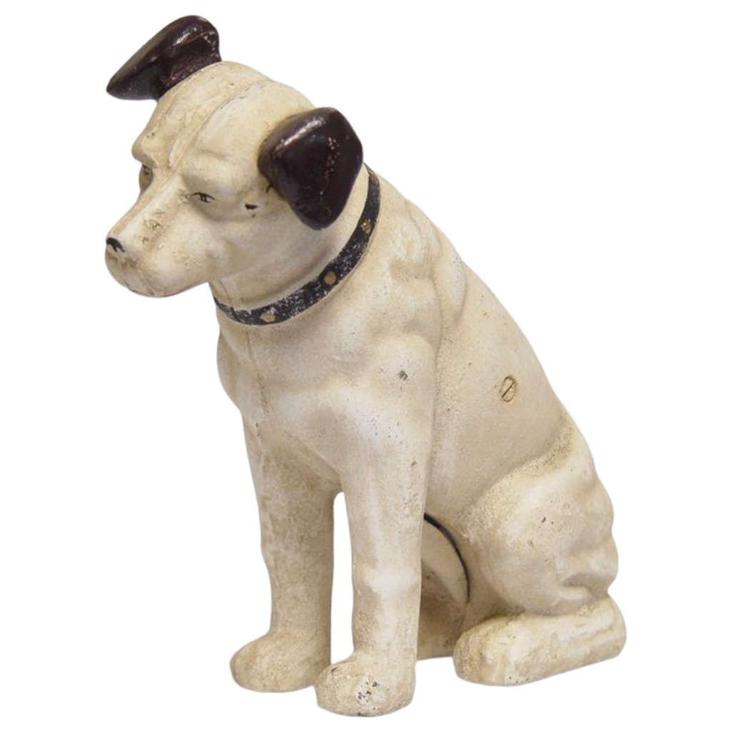 [LA-98492] Spardose Geldbank Skulptur Gusseisen Nipper Dog