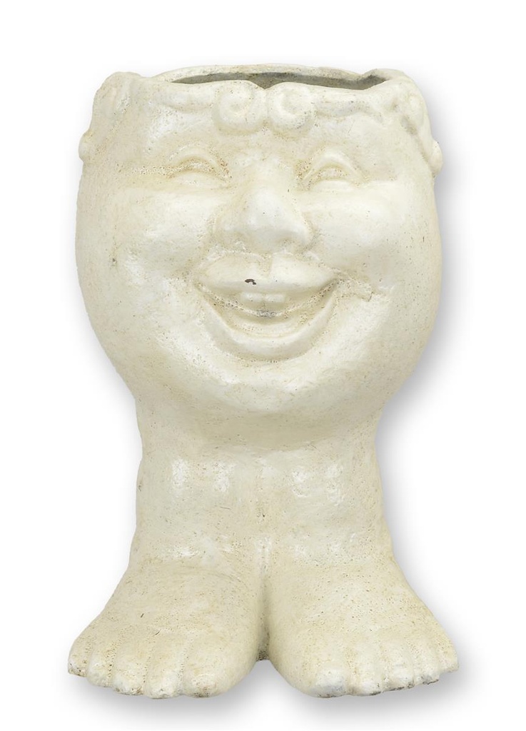 [LA-98494] Pflanzgefäß Gusseisen Gesicht