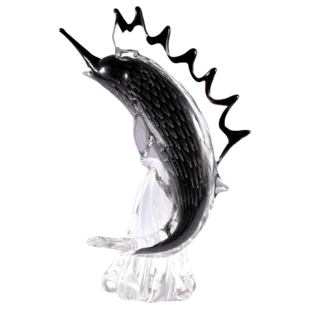[LA-98700] Figur Glas Murano-Stil Marlin