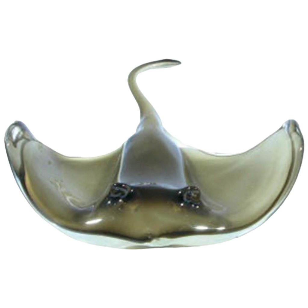 [LA-98710] Servierschale Glas Murano-Stil Mantarochen Doppel