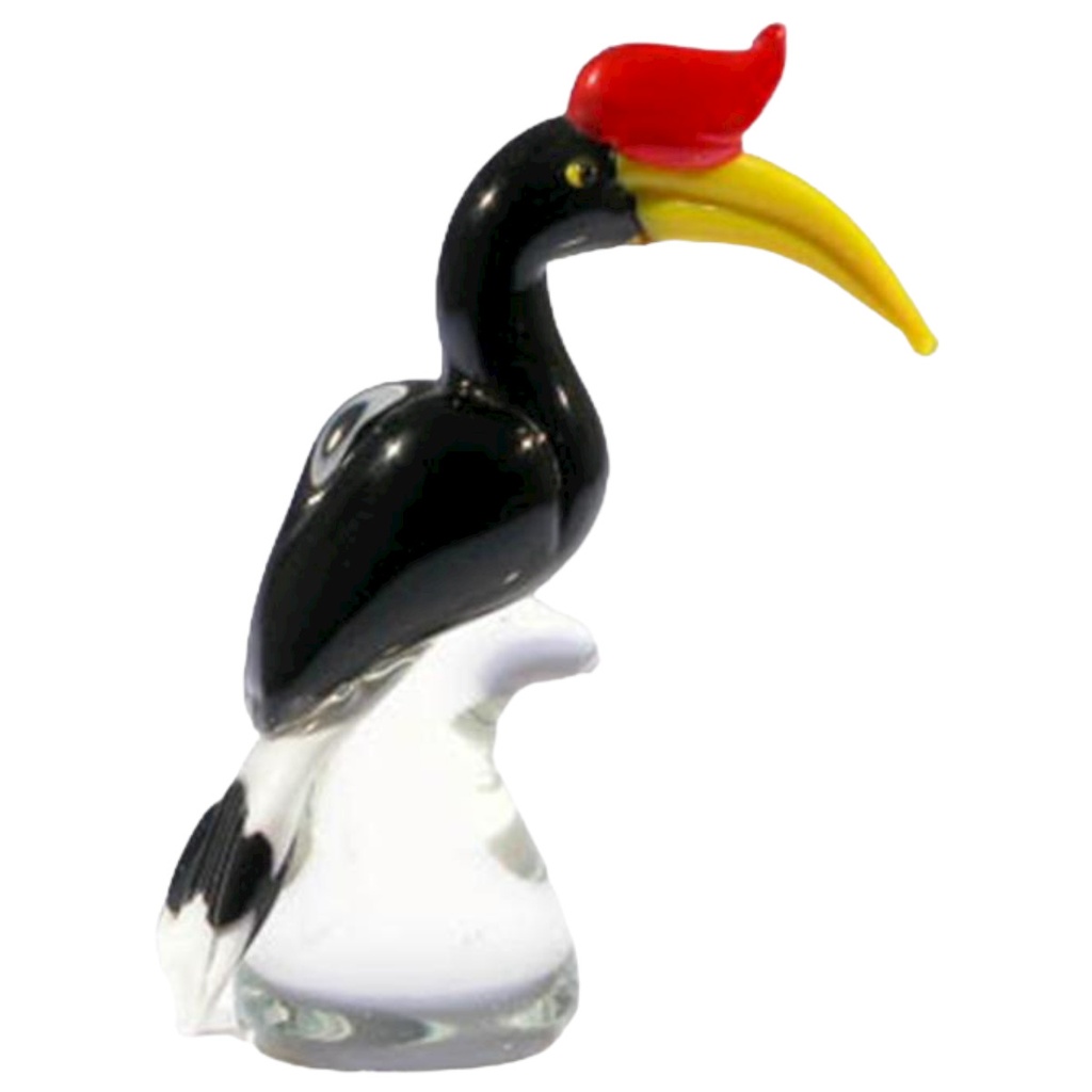 [LA-98715] Figur Glas Murano-Stil Hornvogel