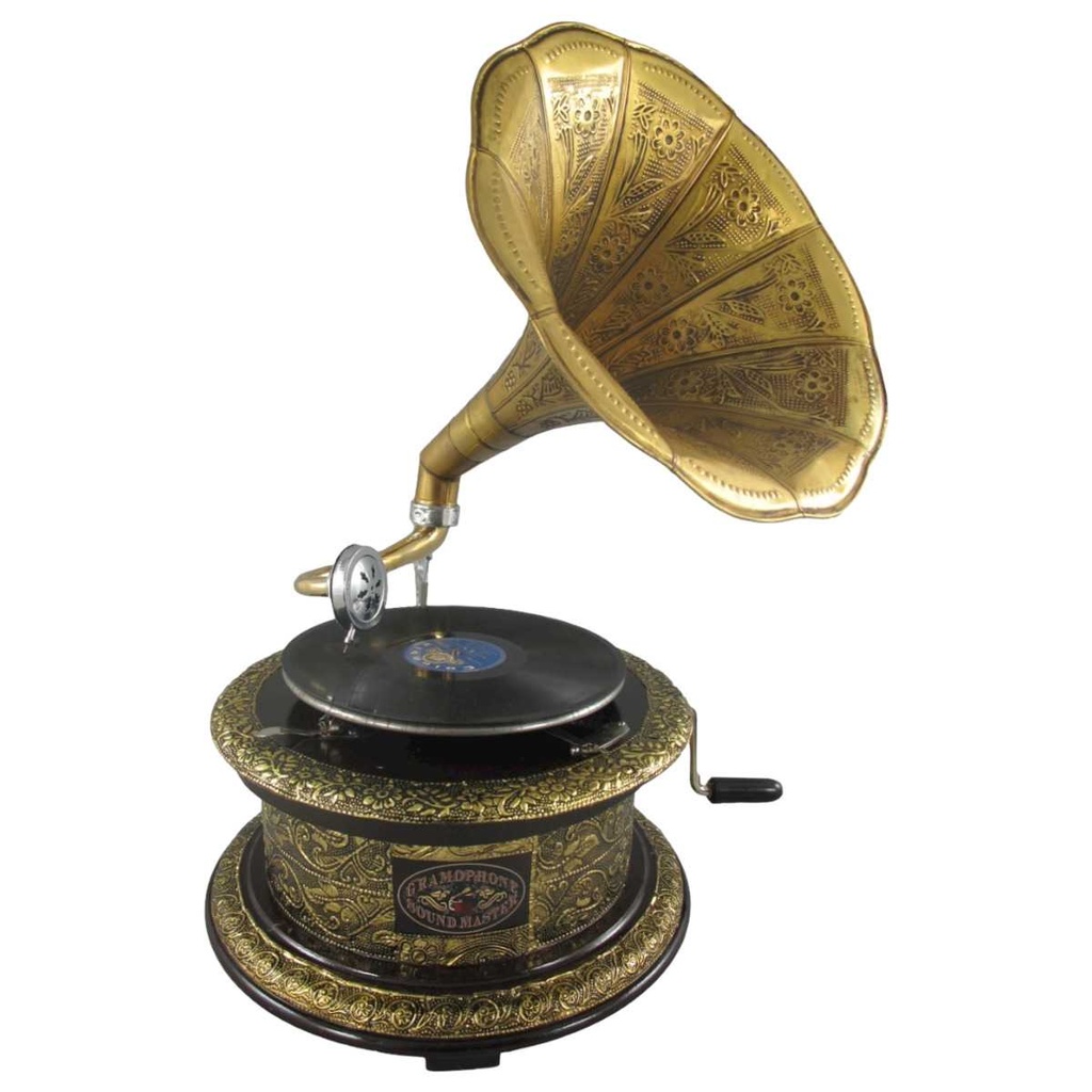 [LA-39589] Trichtergrammophon Rund #39589