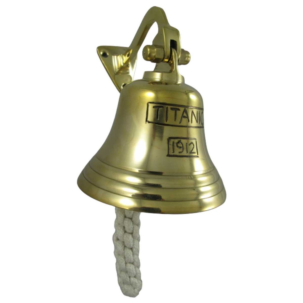 [LA-39669] Glocke Messing Titanic 1912 H 13 cm