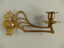 Kerzenleuchter Kerzenständer Kerzenhalter Klavierleuchter Wandleuchter Messing brüniert #39686