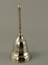 Tischglocke Vernickelt H 12 cm