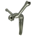 Garderobenhaken Kleiderhaken Wandhaken Mantelhaken Aluminium vernickelt