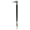 Schuhanzieher Vernickelt Griff Schwarz L 48x10 cm