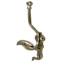Garderobenhaken Kleiderhaken Wandhaken Mantelhaken Aluminium vernickelt #40556