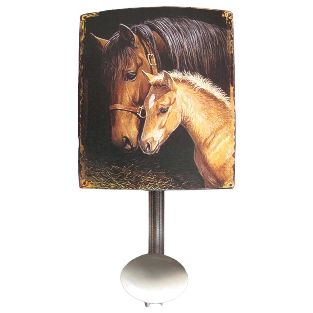 [LA-40587] Garderobenhaken Kleiderhaken Wandhaken Mantelhaken - Pferd