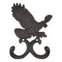 Garderobenhaken Wandhaken Kleiderhaken Mantelhaken Gusseisen Adler Rustikal