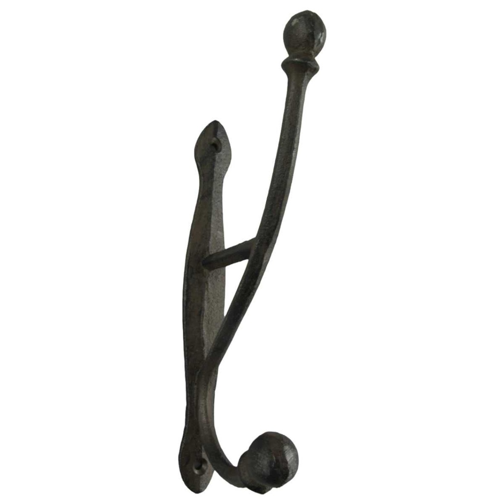 [LA-40659] Garderobenhaken Kleiderhaken Wandhaken Mantelhaken Gusseisen Rustikal #40659