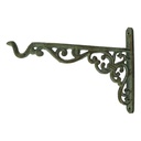 Garderobenhaken Kleiderhaken Wandhaken Eisen Gußeisen farbig L 24 cm