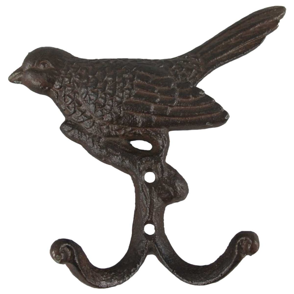 [LA-40672] Garderobenhaken Wandhaken Kleiderhaken Mantelhaken Gusseisen Rustikal