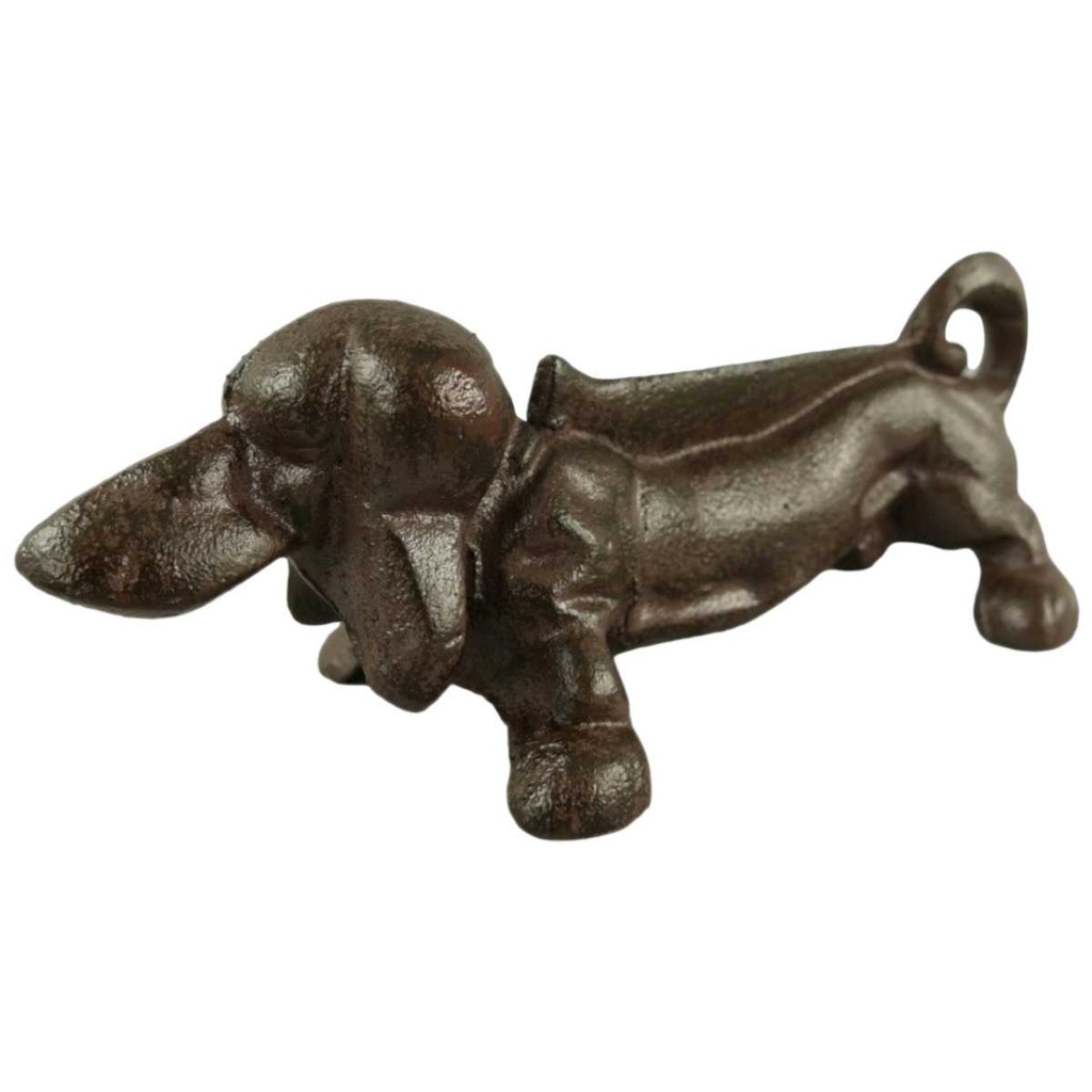 [LA-41069] Schuhkratzer Stiefelkratzer Schuhschaber Gusseisen Hund Dackel