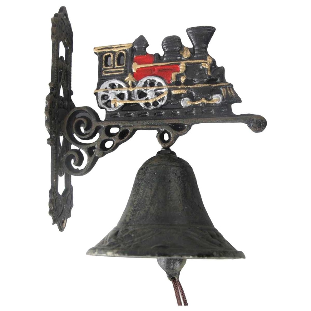[LA-41379] Wandglocke Türglocke Türklopfer klein Gusseisen Zug