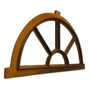 Stallfenster Fensterrahmen Gusseisen Rund halbrund Nostalgie Antik-Stil #41521