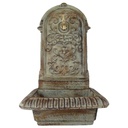 Wandbrunnen Wassersäule Gartenbrunnen Zapfstelle Gusseisen farbig Terrasse #41583