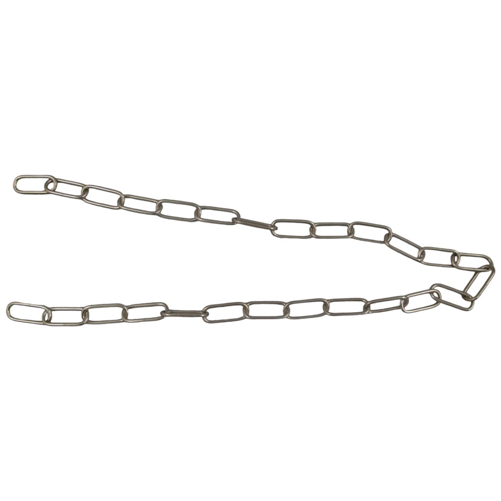 [LA-41833] Kette Vernickelt 20x47/3,8mm P/M (lose)