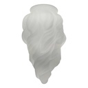 Ersatzglas Ersatzschirm Glasschirm Lampenschirm matt H 13x9 cm