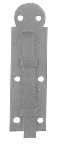 [LA-42413] Schubriegel Gerade Eisen L 80mm