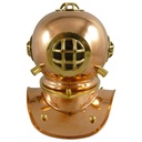 Taucherhelm Kupfer H 20 cm