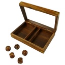 Holzbox Holzschatulle Schmuckbox Schmuckschatulle für Spielkarten Holz #42788