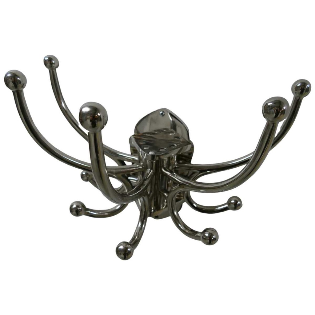 [LA-42847] Garderobenhaken Wandhaken Kleiderhaken Mantelhaken vernickelt