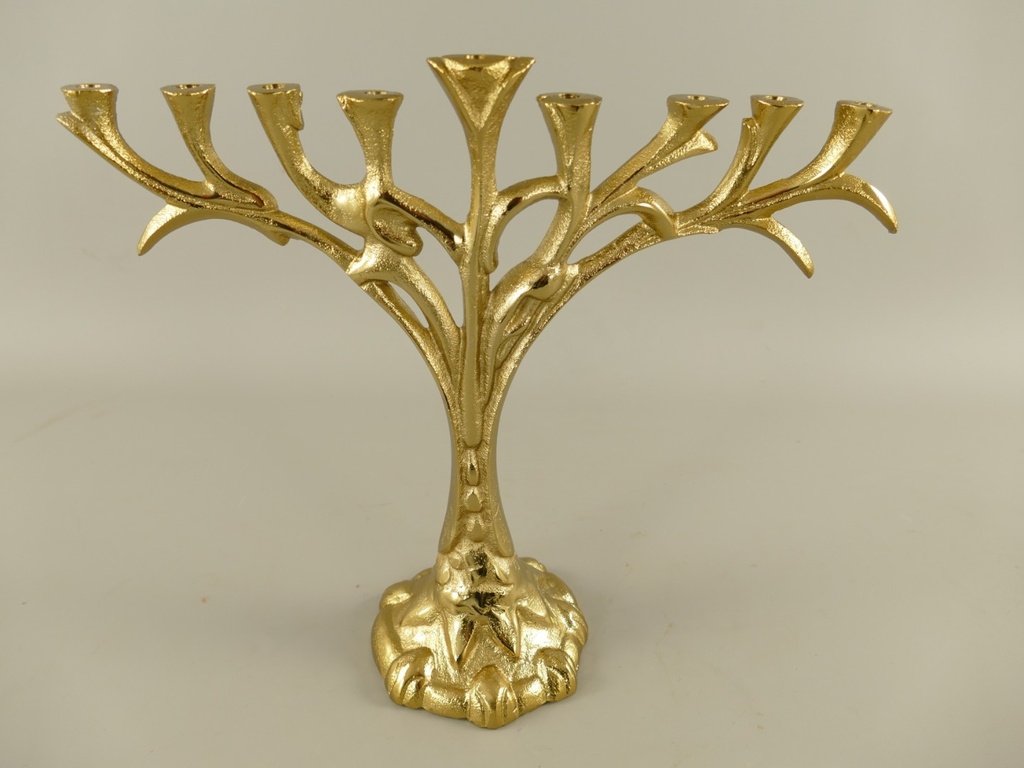 [LA-46375] Kerzenleuchter Kerzenständer Kerzenhalter Davidleuchter Aluminium