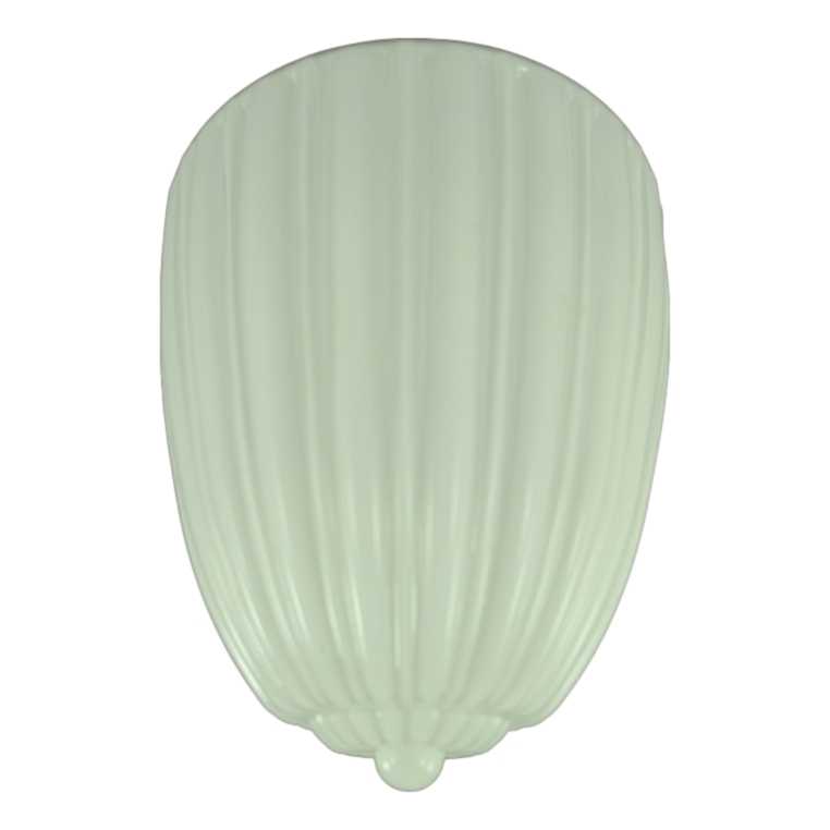 [LA-48983] Lampenschirm Ersatzglas Ersatzschirm Glasschirm Glas weiß #48983