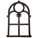 Stallfenster Fensterrahmen Gusseisen Braun rustikal Nostalgie-Stil