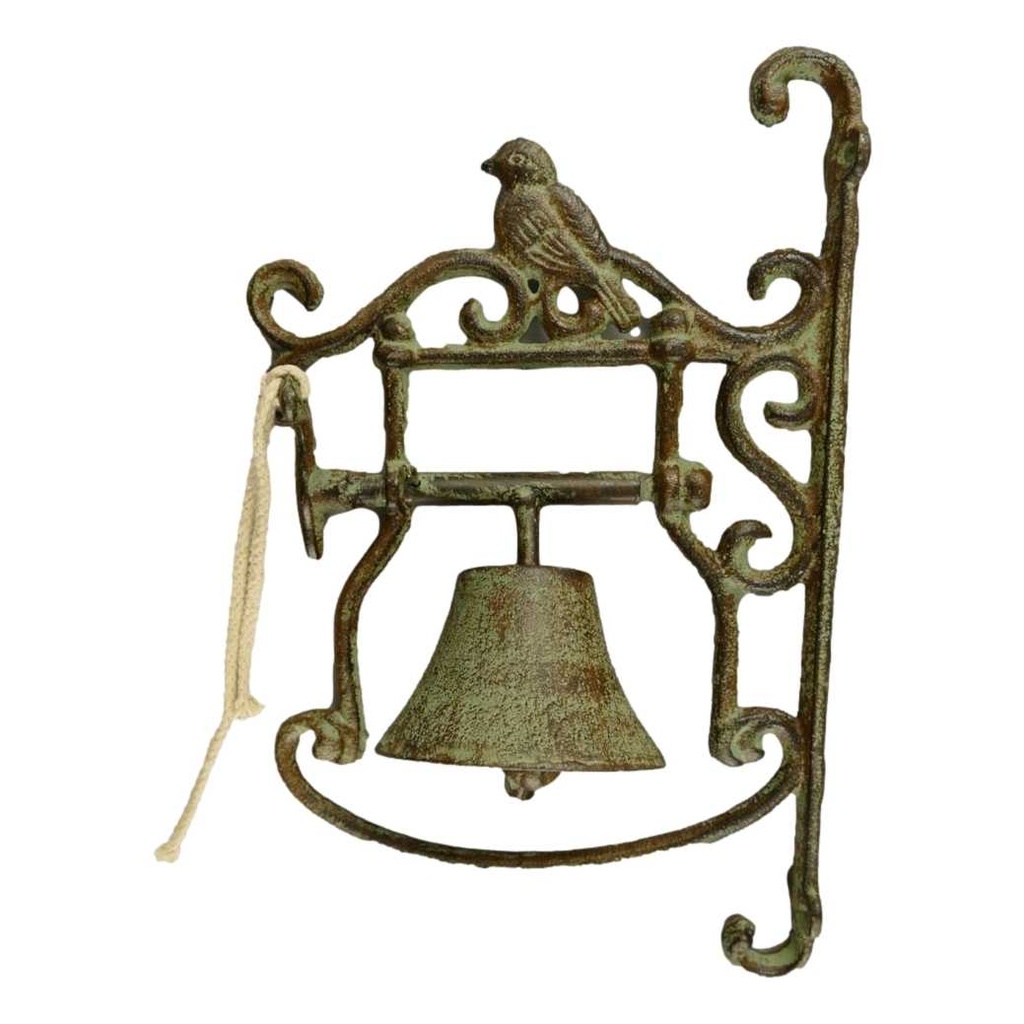 [LA-49028] Wandglocke Türglocke Türklopfer Gusseisen farbig