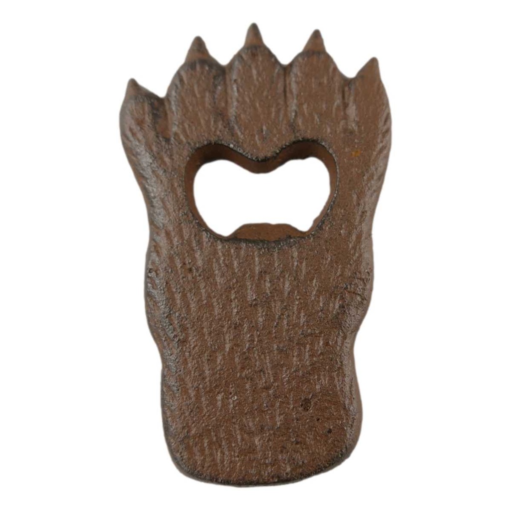 [LA-49055] Eisen Flaschenöffner Tierfuß Tierpfote Farbe H 10cm