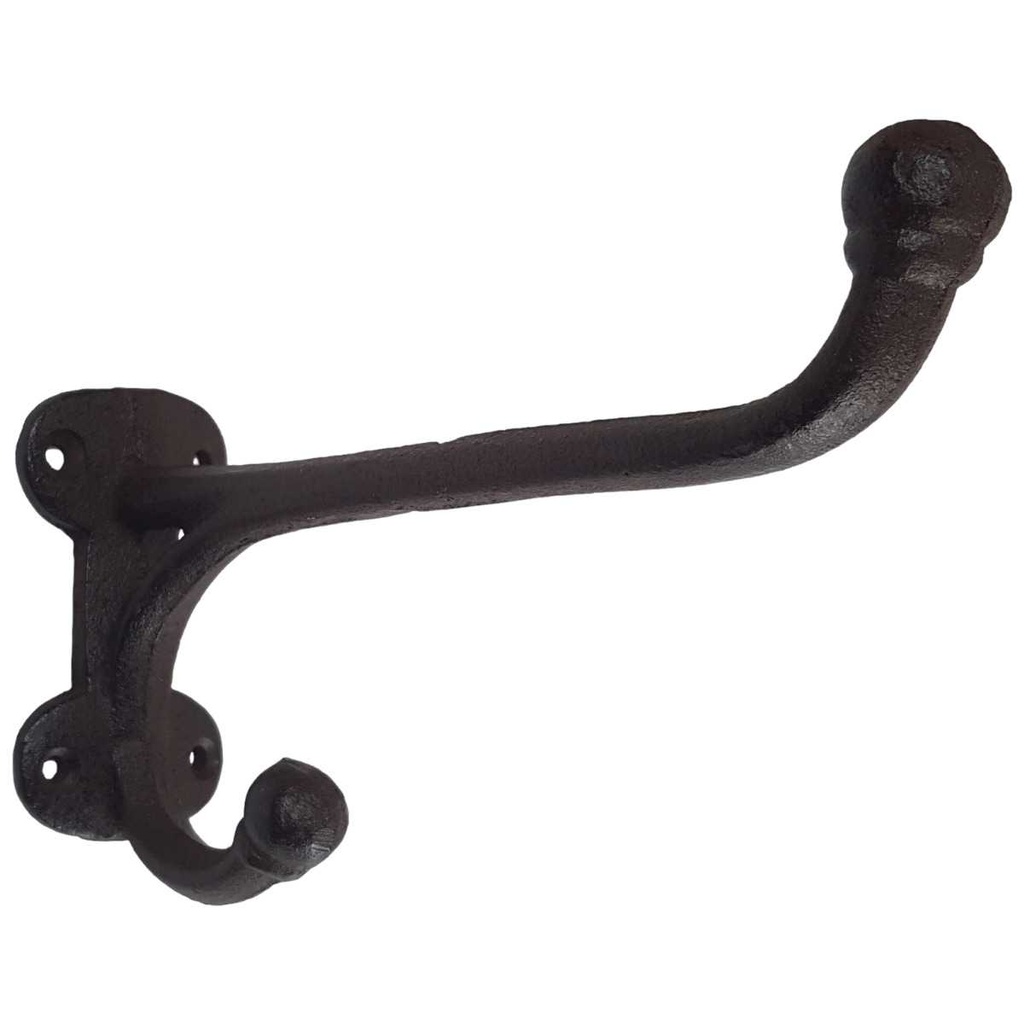 [LA-49061] Garderobenhaken Wandhaken Kleiderhaken Mantelhaken Gusseisen Rustikal #49061