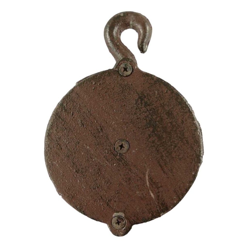 [LA-59935] Umlenkrolle Seilrolle Flaschenzug Riemenscheibe Eisen farbig