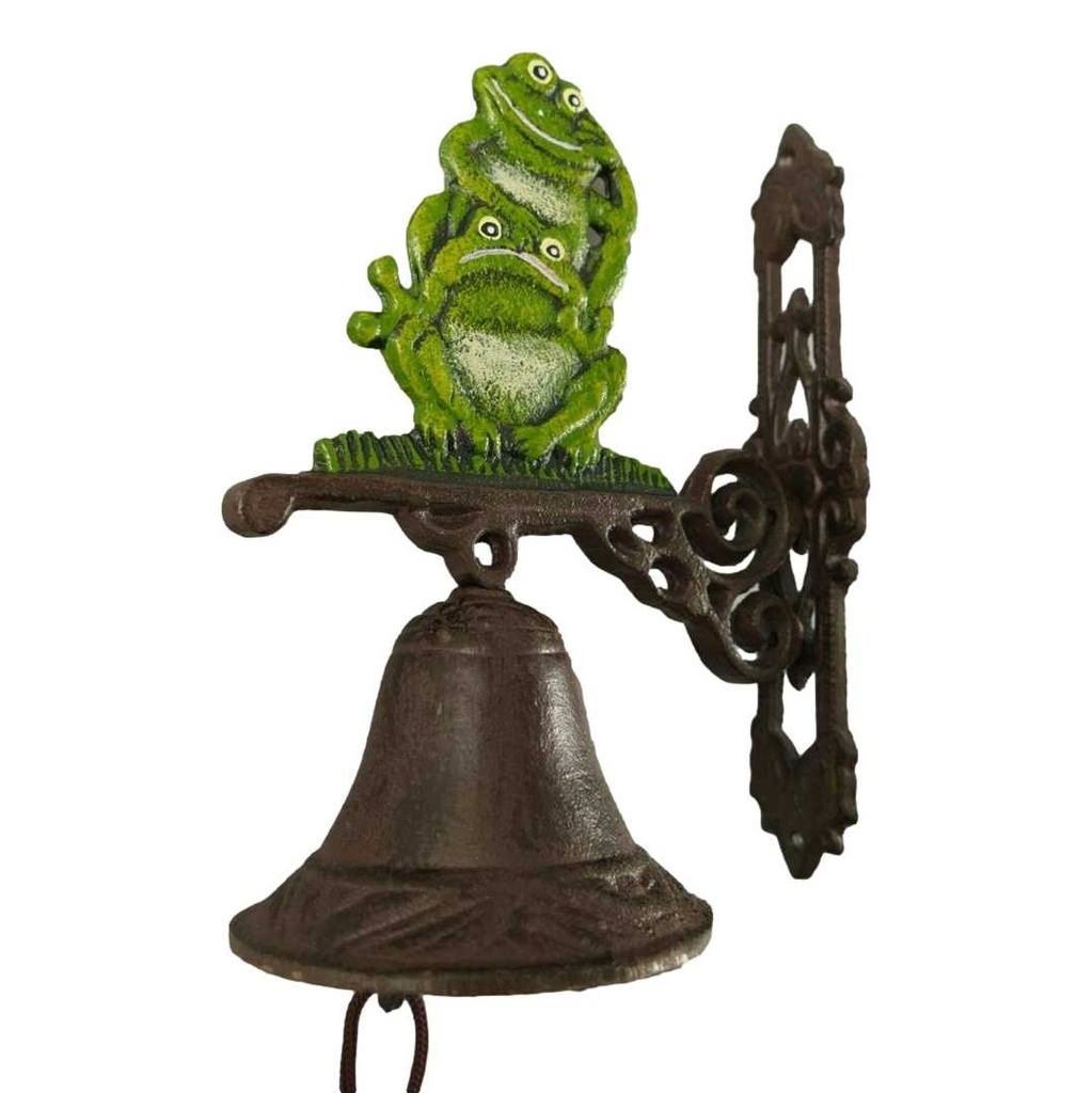 [LA-59950] Wandglocke Türglocke Türklopfer klein Gusseisen Frosch