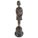Bronze Skulptur Figur Bronzeskulptur Bronzefigur Mädchen die Unschuld nach D.H.Chiparus Art-Deco-Stil